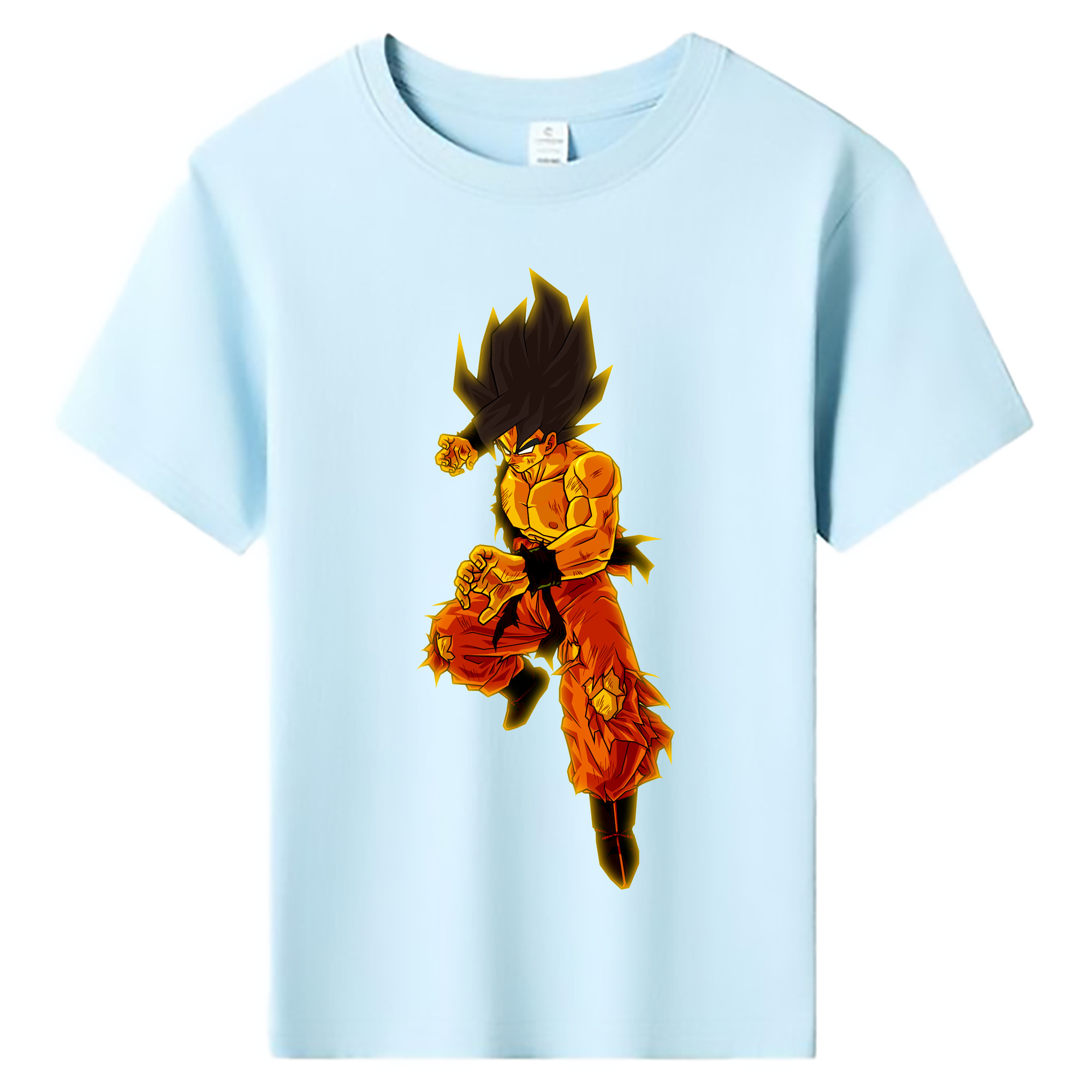 （画像用） ドラゴンボール 孫 悟飯（そんごはん）DRAGON BALL Son Gohan 綿100％キッズTシャツ（フロントプリント）